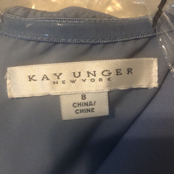 Kay Unger Anais Jumpsuit, sz 8,denim color - Picture 5 of 5